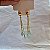 Brinco Cascata Cristais Brutos - Folheado a Ouro - Imagem 3