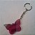 Chaveiro Borboleta de Ágata Pink - Imagem 1
