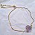 Pulseira Gravata Pedras Brutas - Folheados a Ouro - Imagem 5