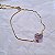 Pulseira Gravata Pedras Brutas - Folheados a Ouro - Imagem 3