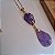 Colar Longo Geométrico Ametista - Folheado a Ouro - Imagem 6