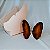 Borboleta Ágata Marrom - Prata - Coleção Asas - Imagem 1