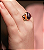 Anel Gota Ametista - Folheado a Ouro - Imagem 4
