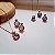 Conjunto Brinco e Colar Pingo Ametista - Imagem 4