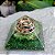 Orgonite Pirâmide Esmeralda e Quartzo Verde - 4cm - Imagem 2