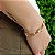 Pulseira Quartzo Rosa - Folheado a Ouro - Imagem 2