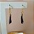 Brinco Mini Argola Cristal Bruto - Folheado a Ouro - Imagem 3
