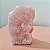 Quartzo Rosa Bruto - Base Serrada - Imagem 2