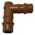 Conector Cotovelo Dentado Marrom 16/17mm - Netafim - Imagem 1