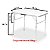 Mesa Dobrável Camping Em Alumínio Tampo Mdf 90x60cm - Palisad - Imagem 2