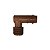 Conector Cotovelo Dentado Para Flexnet 16/17mm X 1/2" Rosca Macho - Azud - Imagem 1