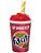 Lip Balm Copo Fanta Morango - Lip Smacker Fanta Strawbeey Cup - Imagem 1