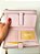 Michael Kors - Carteira Jet Set Travel Double Zip Monograma Marrom com Rosa - Imagem 2