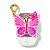 Bath & Body Works - Capinha Chaveiro Porta Álcool Gel Pink Butterflies - Imagem 1