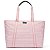 Victoria's Secret - Bolsa Tote Grande Rosa e Branco - Imagem 1