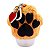 Bath & Body Works - Capinha Porta Álcool Gel Chaveiro Patinha Peluciada Brown Heart Paw with Charm - Imagem 1