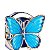 Bath & Body Works - Suporte Aromatizador De Carro Garden Butterfly Azul - Imagem 2