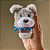 Bath & Body Works - Capinha Chaveiro Porta Álcool Gel Bandana Dog Pom - Imagem 2