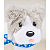 Bath & Body Works - Capinha Chaveiro Porta Álcool Gel Bandana Dog Pom - Imagem 3