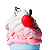 Bath & Body Works - Capinha Chaveiro Porta Álcool Gel Ice Cream Sundae - Imagem 2