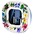 Bath & Body Works - Suporte Aromatizador De Carro Pressed Floral - Imagem 1