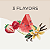 Carmex Lip Balm - Kit Shea Moisturizing Trio - Strawberry, Watermelon, Vanilla Bean - Hidratante Labial - Imagem 3