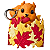 Bath & Body Works - Capinha Chaveiro Porta Álcool Gel Squirrel & Leaves - Imagem 1