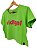 Cropped Estonado Verde Neon VIDIGAL basic - Imagem 3
