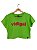 Cropped Estonado Verde Neon VIDIGAL basic - Imagem 1