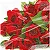GUARDANAPO 20 UNIDADES - BUQUÊ DE ROSAS - Imagem 1