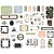 Coffee & Friends Echo Park Cardstock Ephemera 33/Pkg - Imagem 2