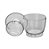 MANTEIGUEIRA FRANCESA DE VIDRO PEARL 11cm - WOLFF - Imagem 4