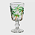 TAÇA P/ ÁGUA DE VIDRO TROP PALM HAND PAINTING 310ML - LYOR - Imagem 2