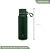 GARRAFA TERMICA DE ACO INOX EXPLORER VERDE 650ML - LYOR - Imagem 5