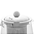 CHALEIRA DE VIDRO BOROSSILICATO RESISTENTE AO CALOR COM DIFUSOR 750ML- LYOR - Imagem 2