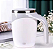 CANECA MIXER DE AÇO INOX COM TAMPA BRANCA - LYOR - Imagem 1