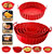 KIT 6 FORMAS ANTIADERENTES DE SILICONE PARA AIR FRYER, FORNO E MICROONDAS - CLINK - Imagem 1