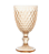 TAÇA PARA ÁGUA DE VIDRO BICO DE ABACAXI ÂMBAR - Imagem 3