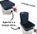 LIXEIRA COM TAMPA CLICK 9L - ARQPLAST - Imagem 3