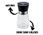 MOEDOR DE TEMPEROS TRANSPARENTE COM TAMPA PRETA 170ml - LYOR - Imagem 3