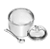 AÇUCAREIRO DE CRISTAL ECOLÓGICO COM TAMPA E COLHER BIRD 150ML - WOLFF - Imagem 5
