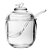 AÇUCAREIRO DE CRISTAL ECOLÓGICO COM TAMPA E COLHER BIRD 150ML - WOLFF - Imagem 3