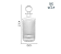 GARRAFA PARA WHISKY DE CRISTAL LINES 800ML - WOLFF - Imagem 3