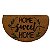 TAPETE MEIA LUA CAPACHO DE FIBRA DE COCO HOME SWEET HOME 60X33CM - CLINK - Imagem 1