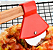 CORTADOR FATIADOR DE PIZZA MACHADINHA DE AÇO INOX COM CABO EM MADEIRA - CLINK - Imagem 1