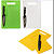 KIT 3 PEÇAS COM 2 TÁBUAS PLÁSTICAS E 1 FACA AÇO INOX - CLINK - Imagem 3