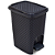 LIXEIRA COM PEDAL TRAMA RATTAN 7L - ARQPLAST - Imagem 2