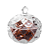 POTICHE DE CRISTAL DE CHUMBO REDONDO DELI DIAMOND - LYOR - Imagem 3