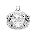 POTICHE DE CRISTAL DE CHUMBO REDONDO DELI DIAMOND - LYOR - Imagem 2