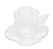 CONJUNTO 4 XÍCARAS DE CAFÉ DE VIDRO COM PIRES BUTTERFLY 80ML - WOLFF - Imagem 2